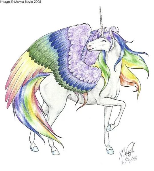 Единорог рисунок