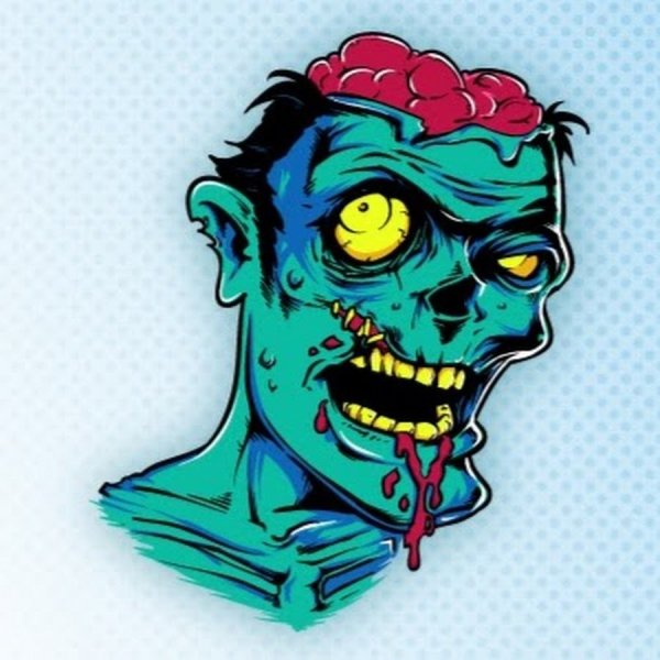 Распечатка зомби страшные