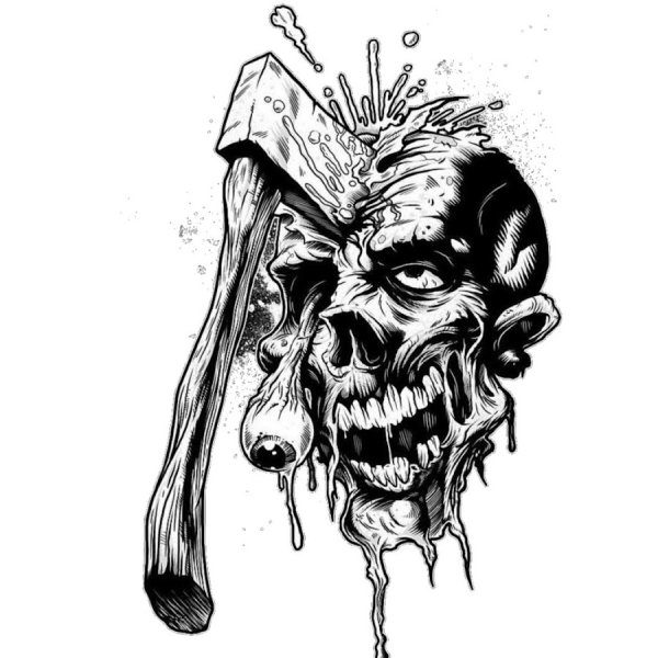 Трафареты страшные