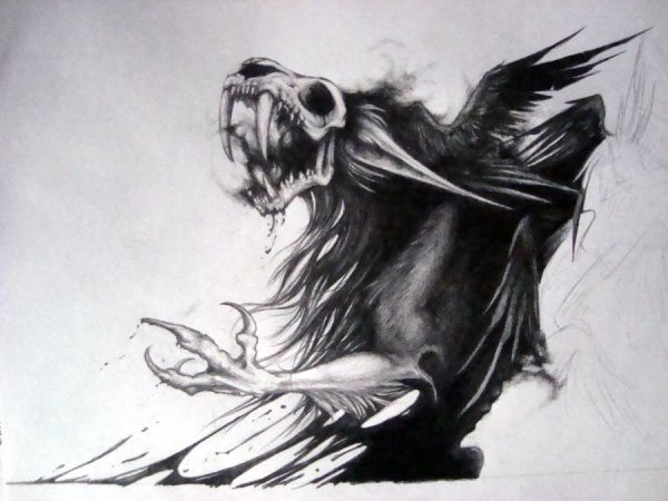 Бехемирон демон тату