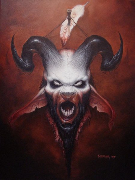 Аниме демон Skye