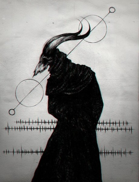 Зарисовки карандашом смерть