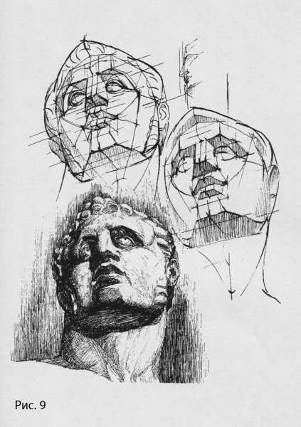 Основы рисования головы