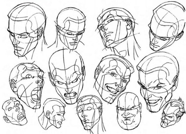 Референс маски сбоку