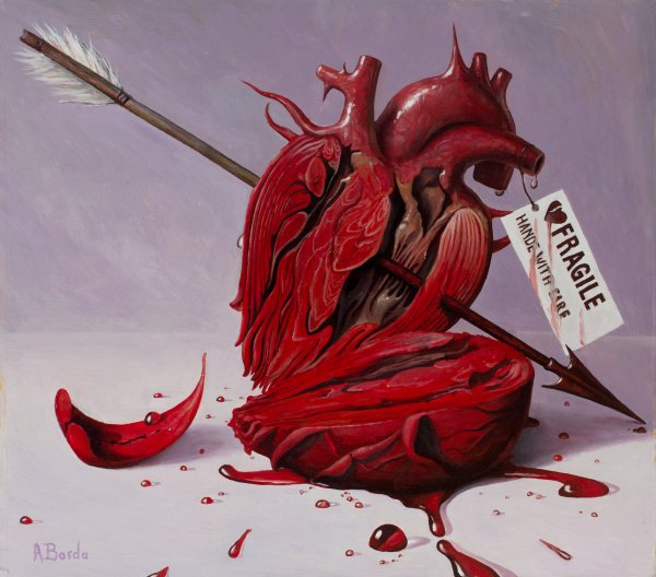 Разбитое человеческое сердце