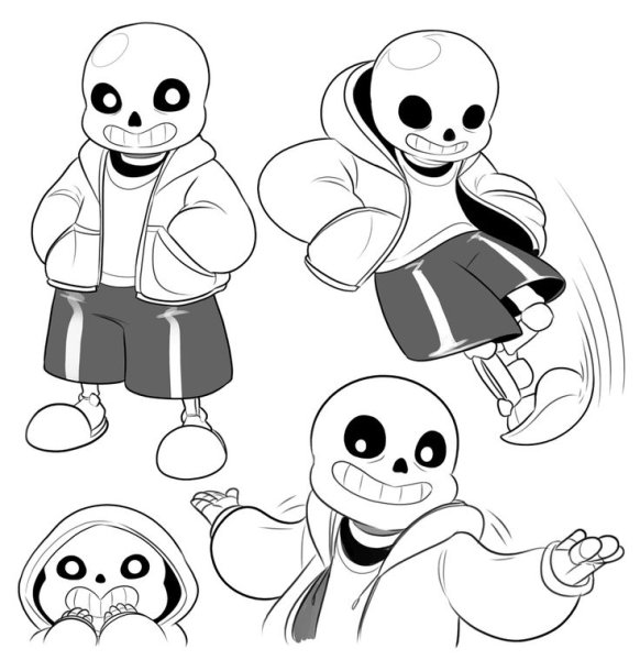 Рисунки андертейл для срисовки