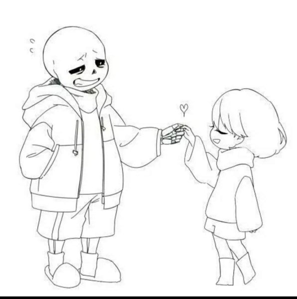 Андерфелл Санс раскраска