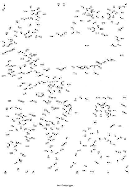 Рисование по точкам новый год