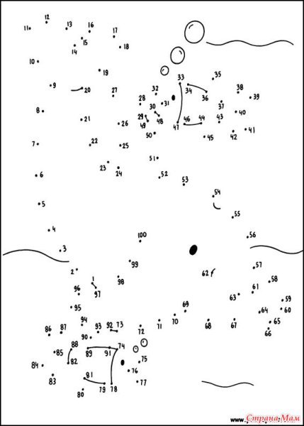 Рисование по точкамсложне