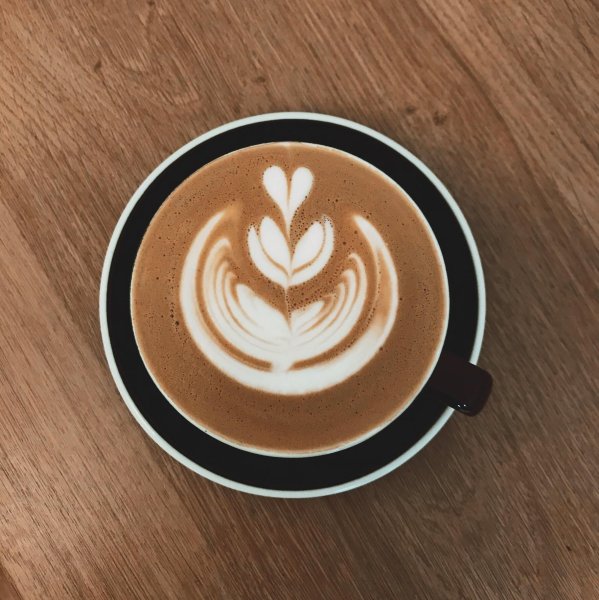 Тюльпан латте латте арт