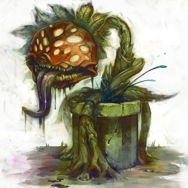 Венерина мухоловка мультяшка