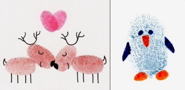 Рисуем отпечатками