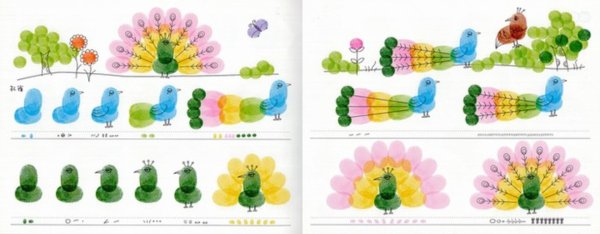 Рисуем пальчиками с детьми 6 лет