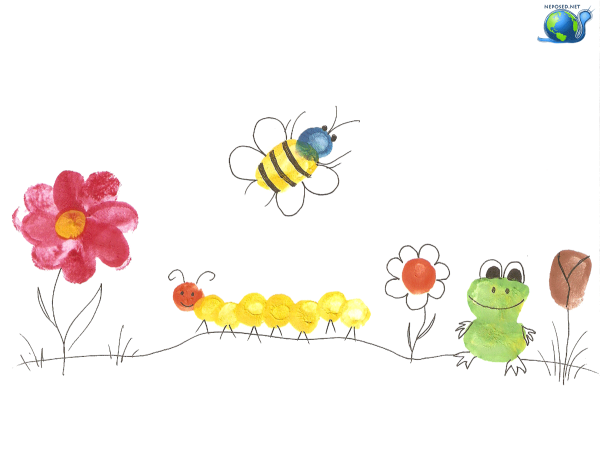 Пальчиковое рисование для детей