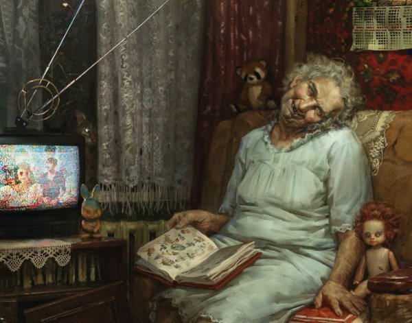 Карикатуры на пожилых женщин