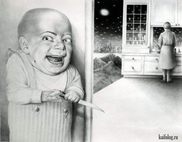 Странные зарисовки в тетради