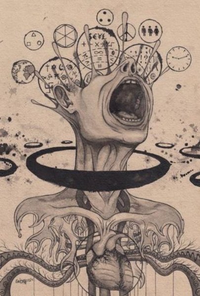 Рисунки душевнобольных людей