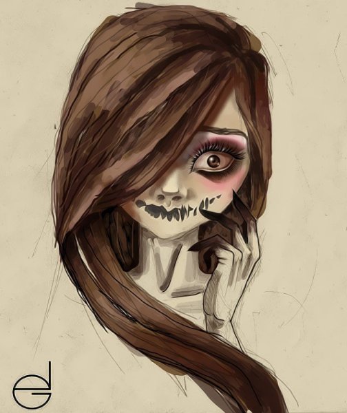 Страшные рисунки карандашом