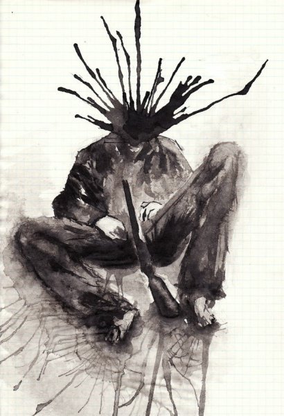 Страшные рисунки для срисовки