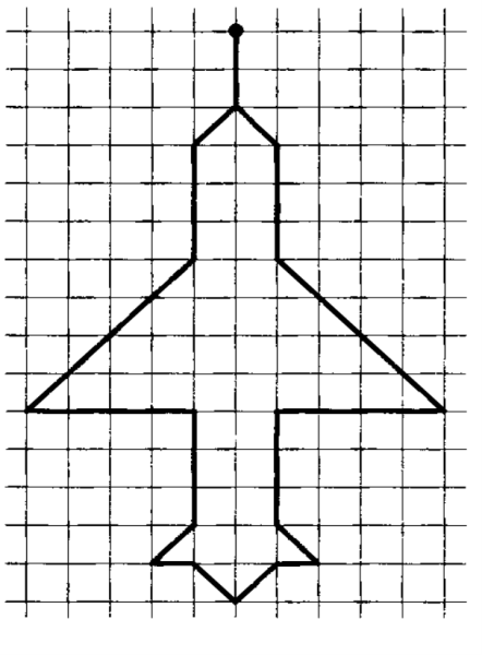 Зеркальное рисование по клеткам
