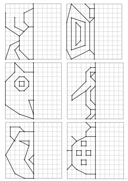 Центральная симметрия рисунки
