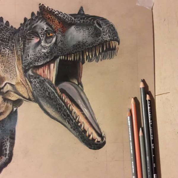 Агрессивный динозавр