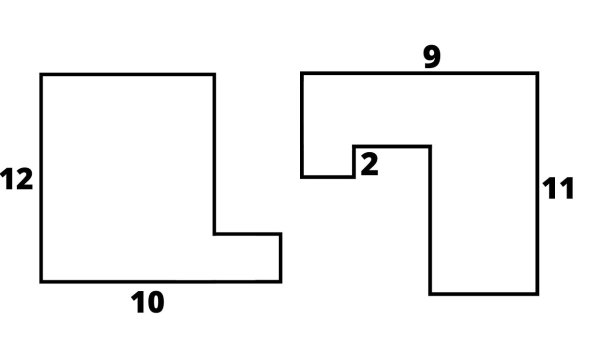 Площадь и периметр сложных фигур