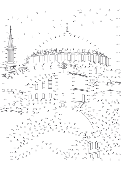 Рисование по точкам с цифрами