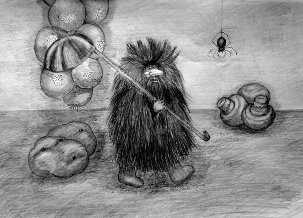 Домовой настоящий зелёный