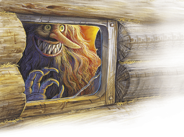 Дом бабы яги страшный