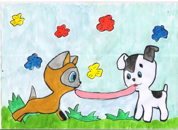 Лёгкие грустные рисунки