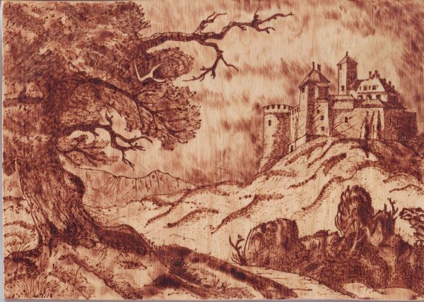 Картины для выжигания по дереву