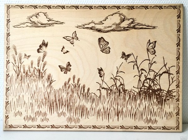 Доски для выжигания по дереву с рисунком