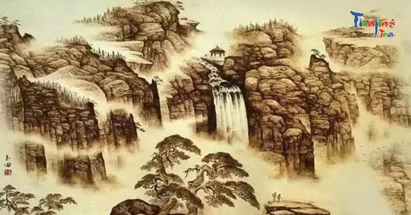 Пейзаж выжигателем