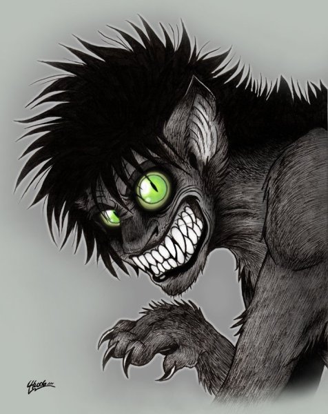 Барабашка страшная арт