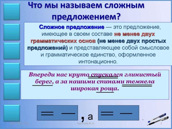 Сложные предложения