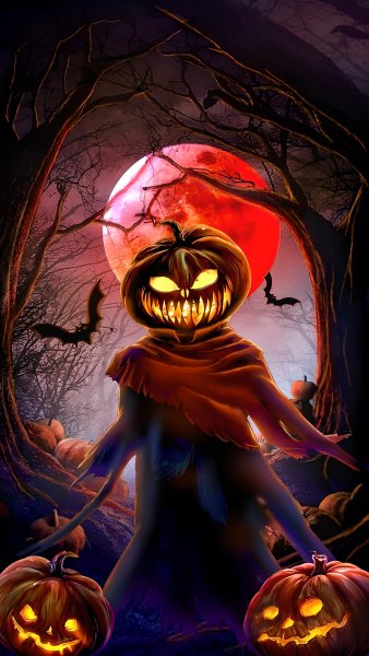 Страшный фон на Хэллоуин