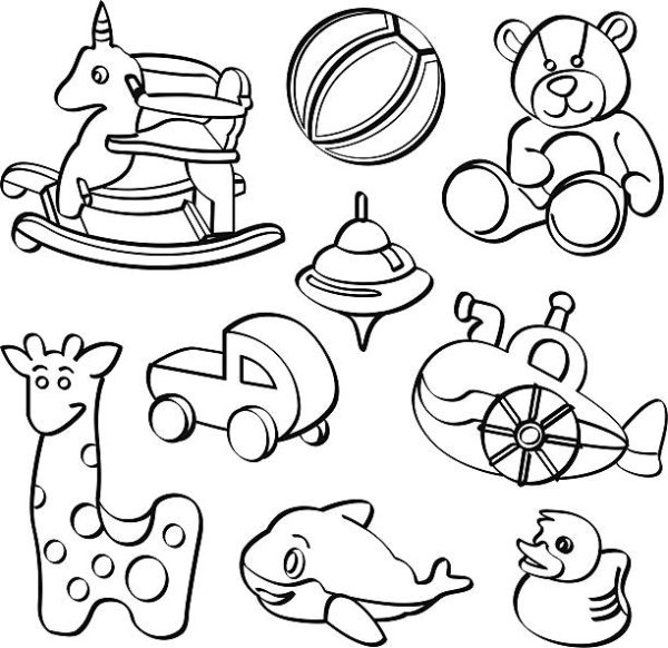 Детские игрушки скетч