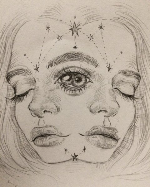 Лили Рейнхарт портрет карандашом