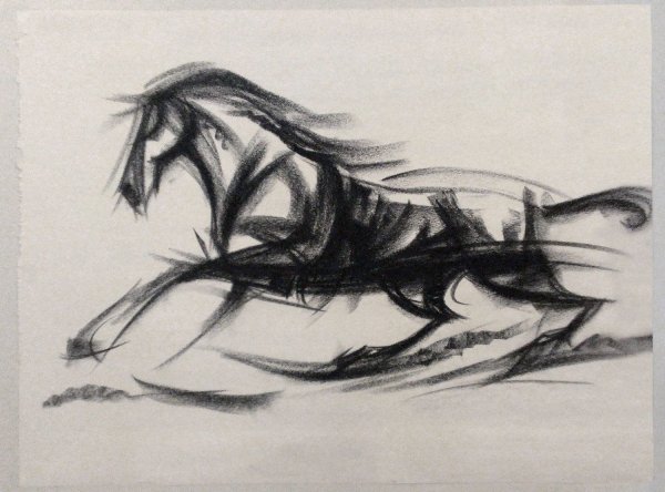 Зарисовки углем