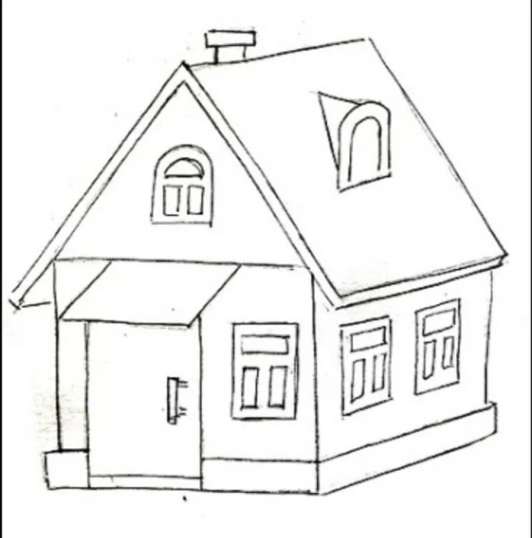 Дом рисунок для детей