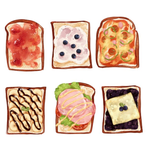 Бутерброд для срисовки