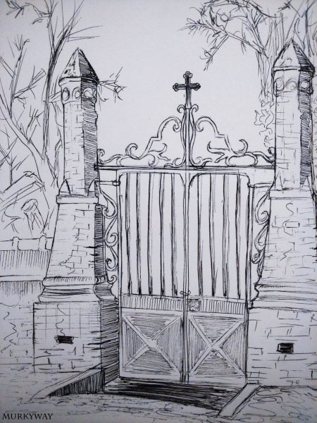 Ворота рисунок