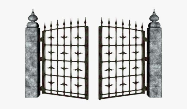 Готические ворота для фотошопа
