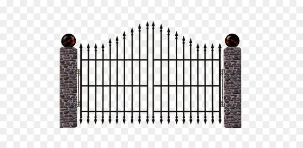 Забор на белом фоне