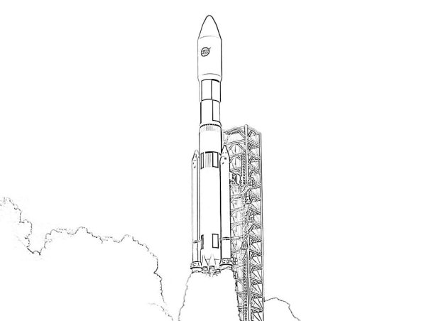Ракета рисунок