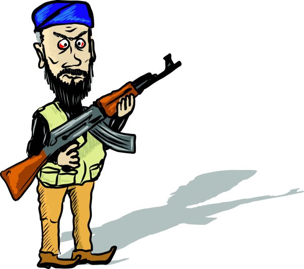 Нарисовать террориста