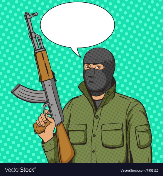 Террорист мультяшный