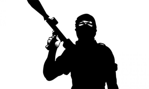 Картинка террорист с автоматом