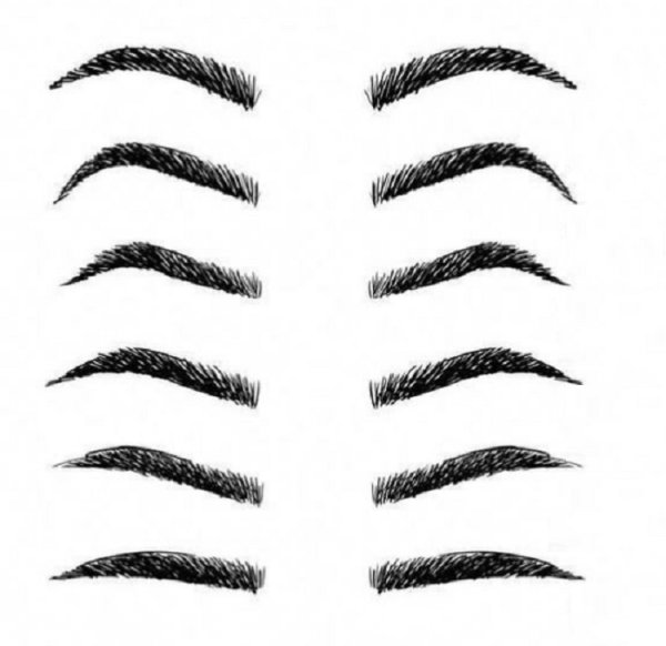 Контур бровей